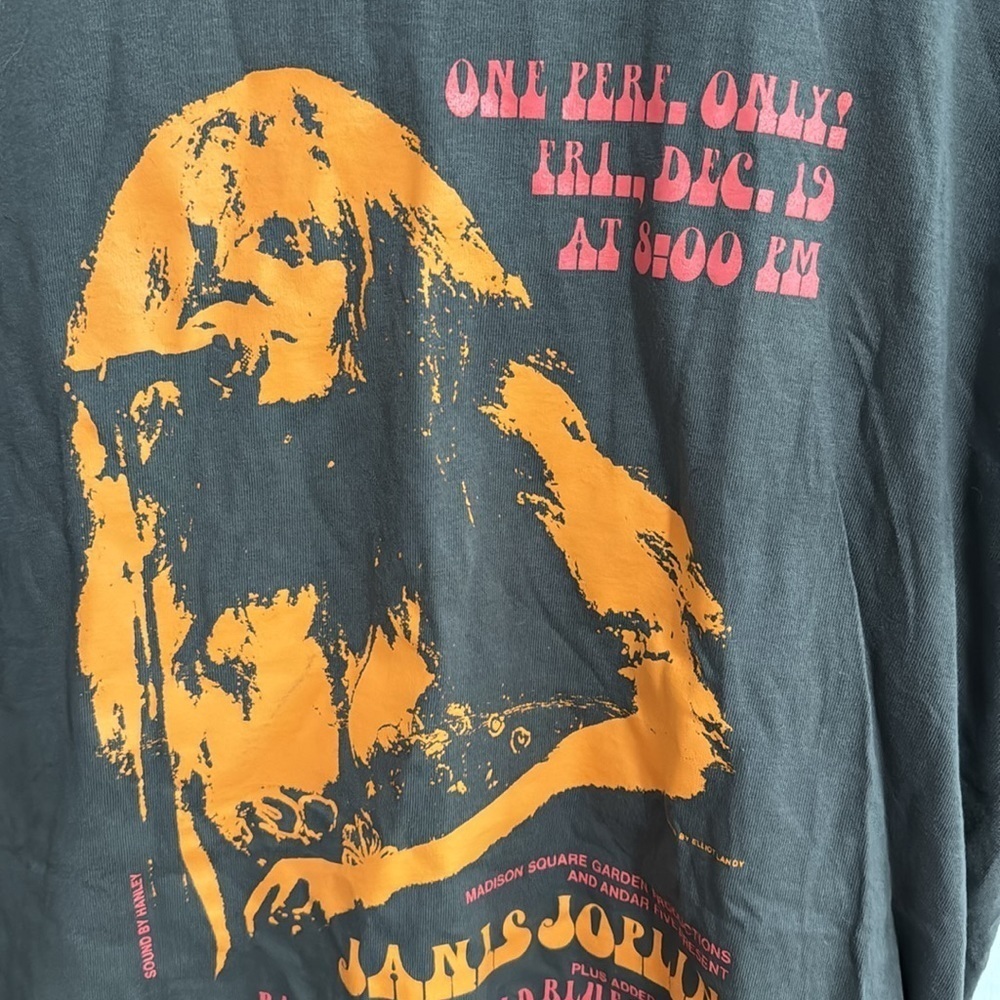 Janis Joplin 12/19/69 Madison Square Garden t-shirt Size Medium love this!!!! - Picture 2 of 9